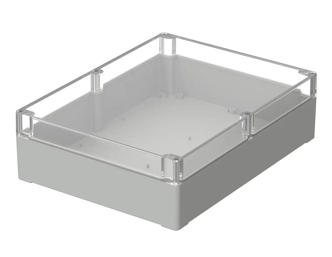 Bopla Euromas Enclosure M253G, 230×300×85 mm, clear transparent lid
